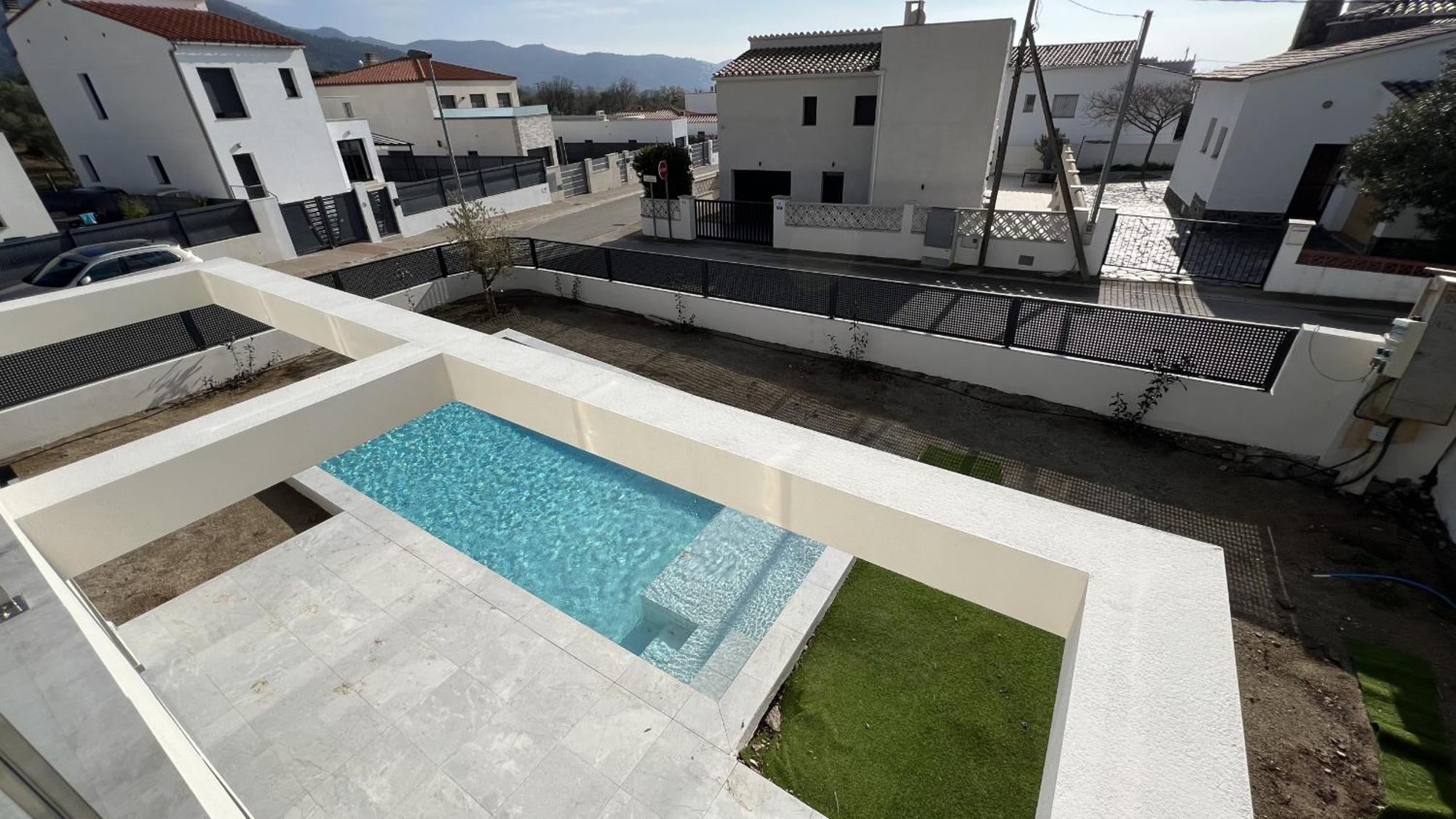 Вилла Casa Moderna Roses Con Piscina Y Jardin Mas Bosca, Roses Палау-Сабардера Экстерьер фото