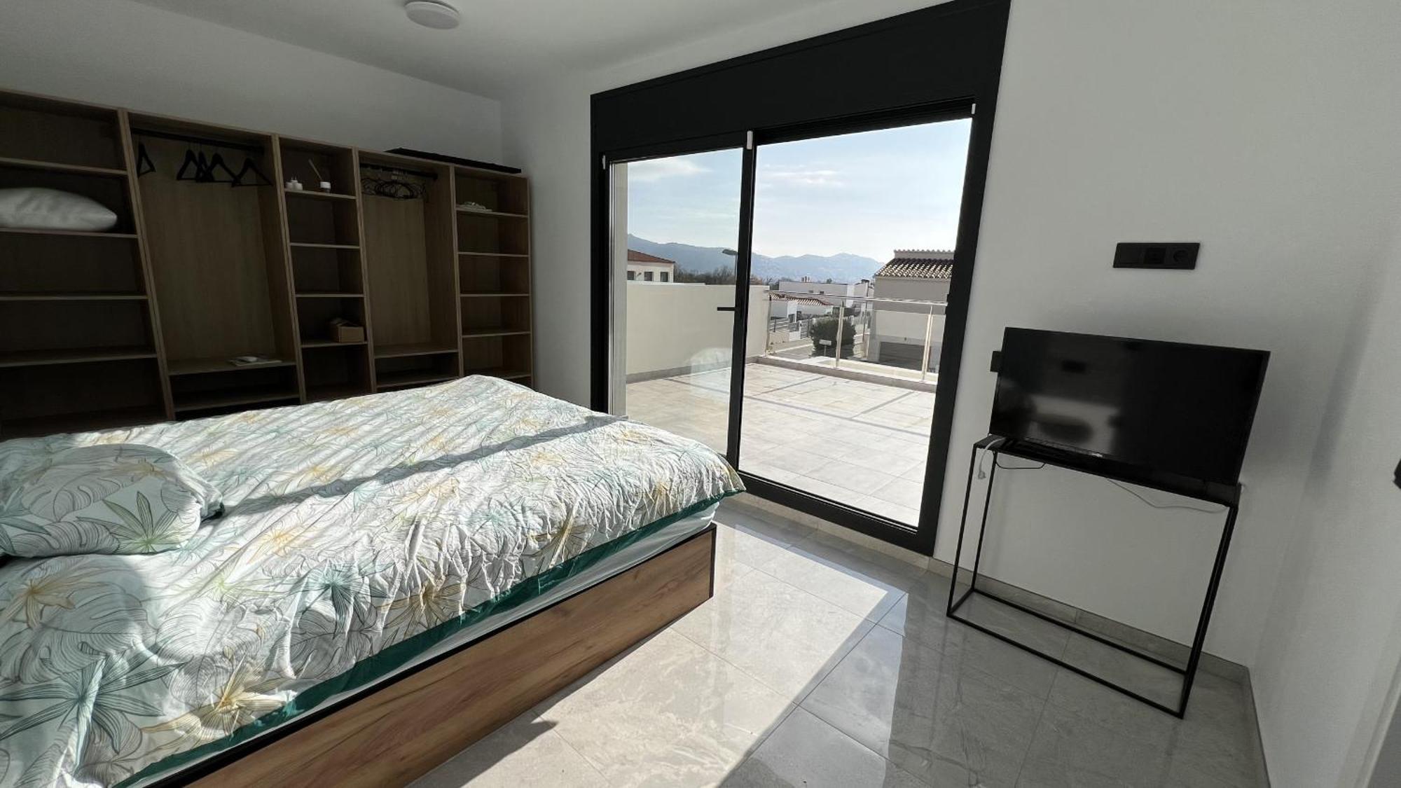 Вилла Casa Moderna Roses Con Piscina Y Jardin Mas Bosca, Roses Палау-Сабардера Экстерьер фото