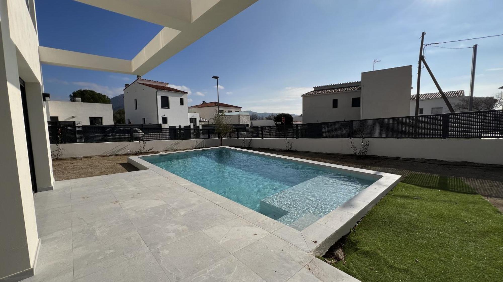 Вилла Casa Moderna Roses Con Piscina Y Jardin Mas Bosca, Roses Палау-Сабардера Экстерьер фото